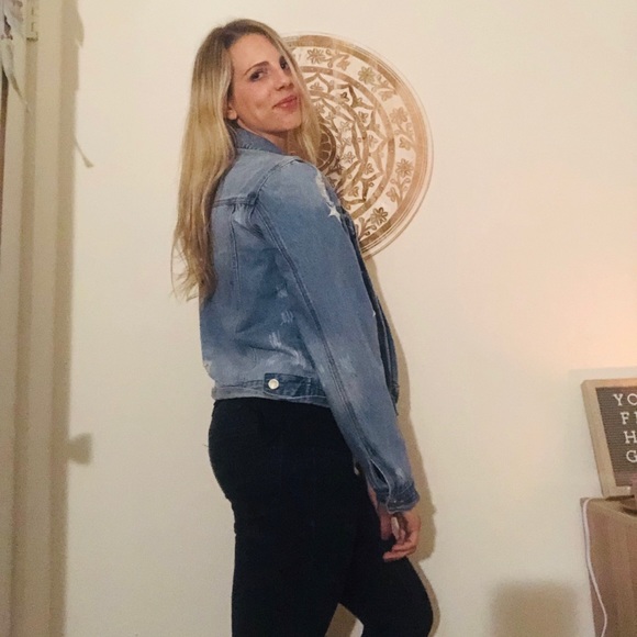 COPY - Distressed Denim Jacket - Picture 5 of 8